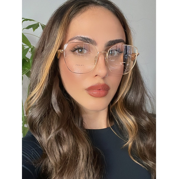 Prada Accessories - NEW Prada PRA54VD Eyeglasses Frames in Gold White